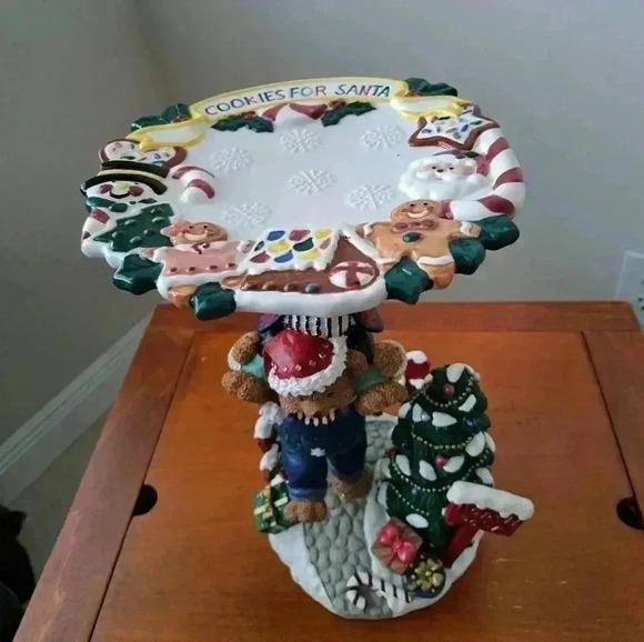 Christmas Cookies PLATE holder plus plate - Picture 6 of 6